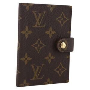 LOUIS VUITTON Monogram Etui Palm PDA Day Planner Cover M63028 LV Auth 160355